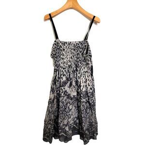 Women's 100% Silk Size XS Sleeveless Spaghetti Strap Slip Dress SBK156